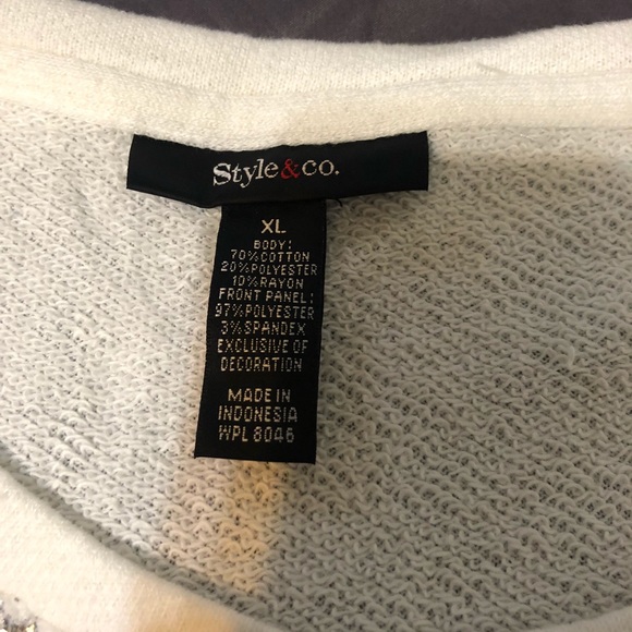 Style&Co Sweater & Croft&Barrow Cardigan - Picture 7 of 7